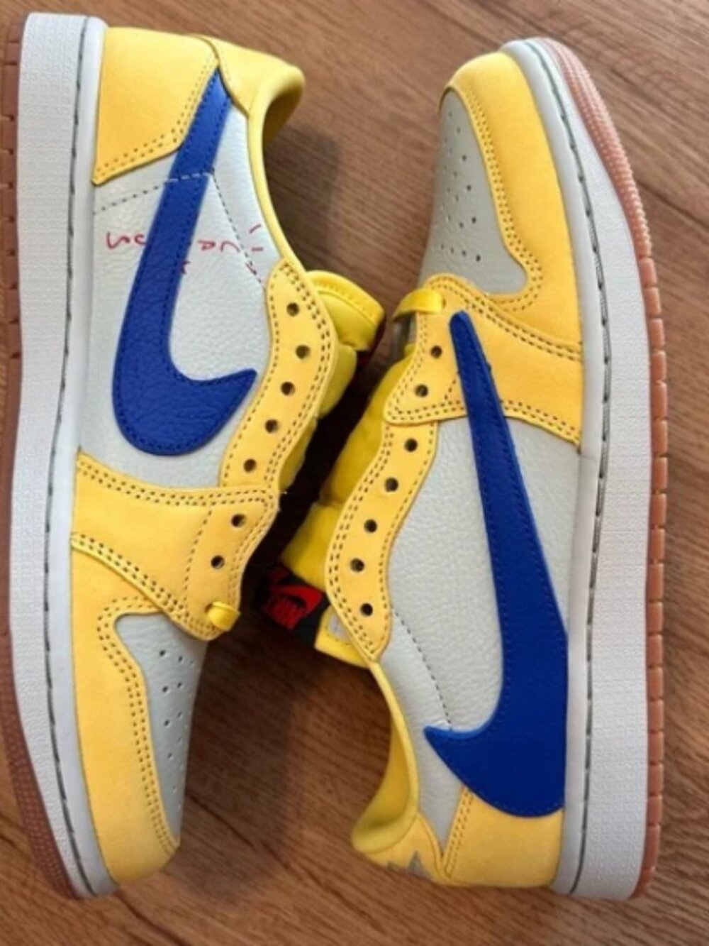 NWT Nike  Air Jordan 1 Low OG x Travis Scott “Canary” Sneakers